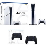 PlayStation 5 Slim Console + PlayStation 5 DualSense Wireless Controller Midnight Black