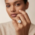 thumbnail image 5 of Rosec Jewels Lab Grown Diamond Engagement Ring for Women (5 Ct, E-VS1 Grade) - IGI Certified Diamond Solitaire Ring, 10K Yellow Gold, US 3.00, 5 of 8
