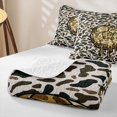 thumbnail image 4 of Feelyou Camo Drip Soccer Quilt Full for Boys, Football Ice Crean Drip Full Bedspread Sets, Beige Green, 3pcs, 4 of 7