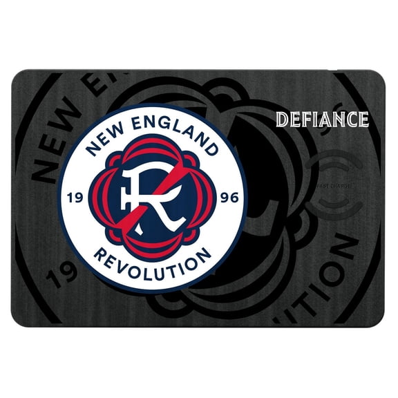 New England Revolution Mono Tilt Logo Wireless Charger & Mouse Pad