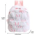 thumbnail image 3 of Jiibva Plush Backpack for Woman Lightweight Fluffy Casual Travel Rucksack Cute Handbag for Daypacks Travel, 3 of 7