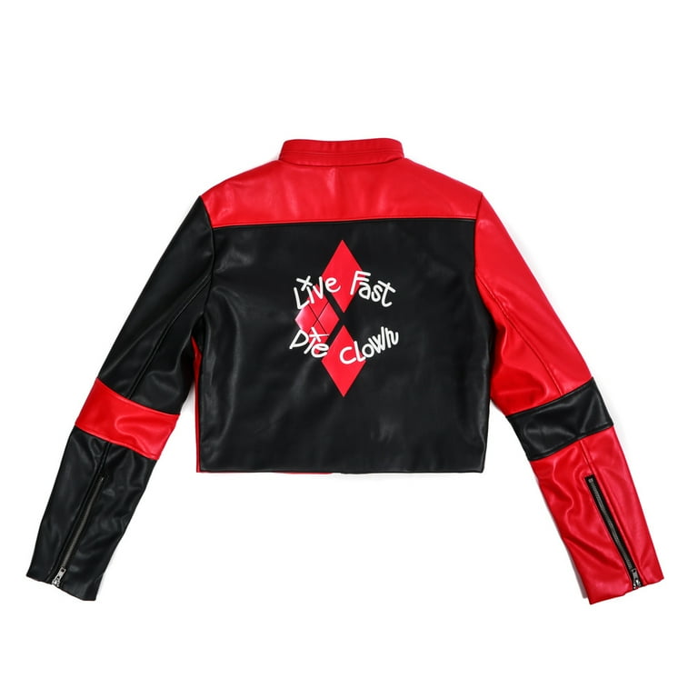 DC Comics Harley Quinn Jacket-Sac à Dos Heady, Noir, 24,5 x 29 cm