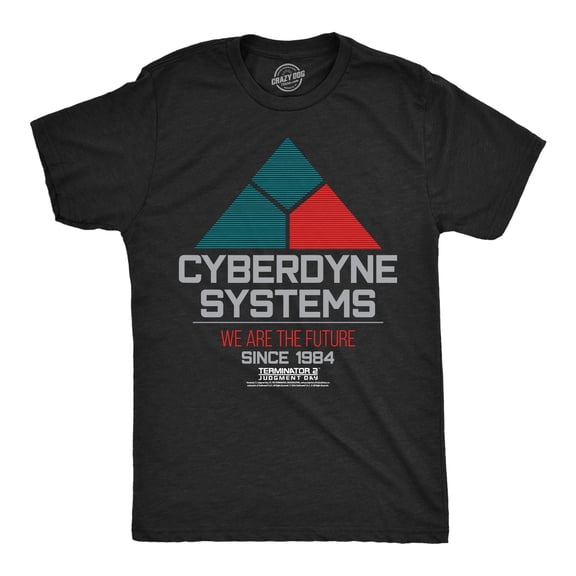 Mens Funny T Shirts Cyberdyne Systems Since 1984 Sarcastic Terminator 2 Movie Tee For Men Graphic Tees