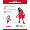 thumbnail image 3 of Disney Minnie Mouse Toddler Girls' Short Sleeve Tutu Dress Minnie Bright Red, 3 of 3