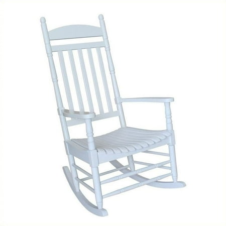 International Concepts Porch Rocker Solid Wood White