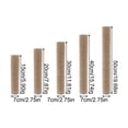 thumbnail image 2 of Basysin Durable Natural Jute Cat Scratching Column, Replacement Post for Floor to Ceiling Cat Trees 11.81*2.36in, 2 of 6