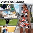 thumbnail image 6 of Yuyamidu Camo Hunting Golf Dresses for Women Size M Casual Athletic Dress Half-Zip Collar Sports Activewear Dress Built in Shorts Tennis Dresses, 6 of 7