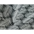 thumbnail image 3 of Ambesonne Palm Leaf Quilted Coverlet 3 Pcs, Monochrome Leaves Exotic, King Size, Black and White, 3 of 4