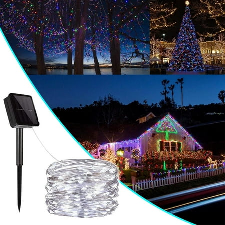 

Naughtyhood Christmas Sale 12M120LED Solar Lights Outdoor Garden 8 Modes Waterproof Solar String Lights1PCS Clearance Home Decoration