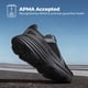 thumbnail image 4 of Zapatillas para correr livianas con amortiguación para mujer ALLSWIFIT negras talla 10, 4 of 8
