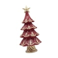 thumbnail image 1 of TISHITA Christmas Tree Statue Resin Small Christmas Tree Decorations for Shelf Landscape Red, 1 of 8