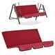thumbnail image 4 of Cubierta de asiento de columpio de jardín Asiento de protección de bloque rojo Cola Funda de asiento de columpio, 4 of 8