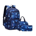 thumbnail image 5 of HNMKIU Kids Backpack Set Boys Girls School Bookbag Pencil Lunch Bag Lightweight Student Backpack Children ,Blue, 5 of 5