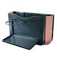thumbnail image 1 of Dalazy Foldable Car Trash Can Seat Back Bin Space-saving Multifunctional Garbage Paper Storage Case Box Interior Accessories Black 4, 1 of 6