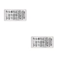 thumbnail image 4 of Vogacara 2019 1 pieza de plantillas para uñas, plantillas de sellos para arte de uñas, placas para esmalte de uñas en Gel, placa de imagen para 9 2piezas Vogacara CBP165384, 4 of 5
