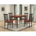 thumbnail image 2 of Coaster Company Oakdale 5-Piece Dinette, Tobacco/Black, 2 of 2