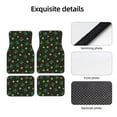 thumbnail image 4 of Honeii St. Patrick's Day8 Print Car Foot Mat Four-Piece Set - Front & Rear Universal Car Floor Mats for SUVs, Trucks, Sedans, 4 of 7