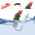 thumbnail image 4 of Griffith Gnat Fly Fishing Lure - 2PCS Bionic Fishing Bait Kit with Barb Hook and Box,Nymph Bionic Bait, 4 of 7