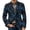 Blue_002, variant on Mens Long Sleeve Blazer Corduroy Suit Jacket Sports Coat Casual Business Dress Floral Suit One Buttons with Pocket Blue 3XL
