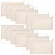 thumbnail image 1 of 12 piezas de bolsa de lona para manualidades en blanco, estuche para lápices, bolsa de lona para maquillaje, bolsa de cosméticos, bolsa de viaje multiusos para artículos de tocador, bolsas, 1 of 6