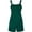 Dark Green, variant on Women's Tie Shoulder Jumpsuit, Adjustable Overalls Shorts with Pocket, Loose Fit Denim Romper for Beach, Vacation, Casual Wear and Summer Outfits-Beige