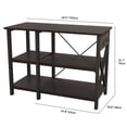 thumbnail image 6 of Uforic 40-50 Gallon Fish Tank Stand with Power Outlets, 3-Tier Heavy Duty Metal Aquarium Stand Adjustable Storage Shelf,700LBS Capacity, Black, 6 of 10