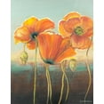 thumbnail image 2 of Russell, Wendy 15x18 Gold Ornate Wood Framed with Double Matting Museum Art Print Titled - Poppy Tops I, 2 of 4