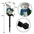 thumbnail image 2 of JingChun 1Pc Resin Snowman Solar Lights Outdoor Waterproof - Christmas Garden Stake Lights for Outdoor Christmas Decorations, Snowman Stake Landscape Lights for Patio Yard, 2 of 2