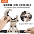 thumbnail image 5 of VEVOR Copper Press Tool Fittings Crimping Kit with Quick Change Jaws, Rotatable Crimp Tool, and Extendable Handle, ASTM B88 and B75 Standard Compliant, 5 of 12
