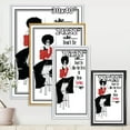 thumbnail image 4 of Designart 'Style Passion Life Fashion Woman VI' Modern Framed Canvas Wall Art Print, 4 of 5