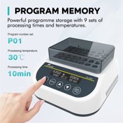 LAB FISH Programmable Digital Dry Bath Incubator - Mini Thermostatic Heater with Timer & 2ml x 35 Tube Block, Precise Temperature Control for Laboratory