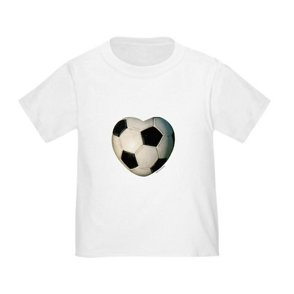 CafePress - Soccer Love Toddler T Shirt - Cute Toddler T-Shirt, 100% Cotton