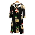 thumbnail image 6 of Cute Christmas Dogs Dress Summer Dresses Woman Street Style Big Size Casual Dress, 6 of 9