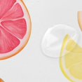 thumbnail image 4 of Yayeee Shower Curtain with Hooks 72"x72" Waterproof Fabric Bathroom Hanging Decor, White Grapefruit Slices, 4 of 5