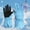 Sky Blue, variant on Piuwrlz Girls Boys Winter Glove Skiing Set Children's Waterproof Cold-Proof Windproof Thickened Windproof Gloves Blue Size Free Size