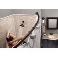 thumbnail image 3 of Old World Bronze Tension Curved Shower rods, 3 of 6