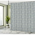 thumbnail image 4 of Ambesonne Floral Shower Curtain, Minimalistic Graceful Flower, 69"Wx84"L, Multicolor, 4 of 4