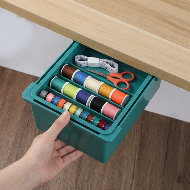 SWETRACE Organizador Plástico Verde Con Cajones Para Guardar Suministros De Oficina