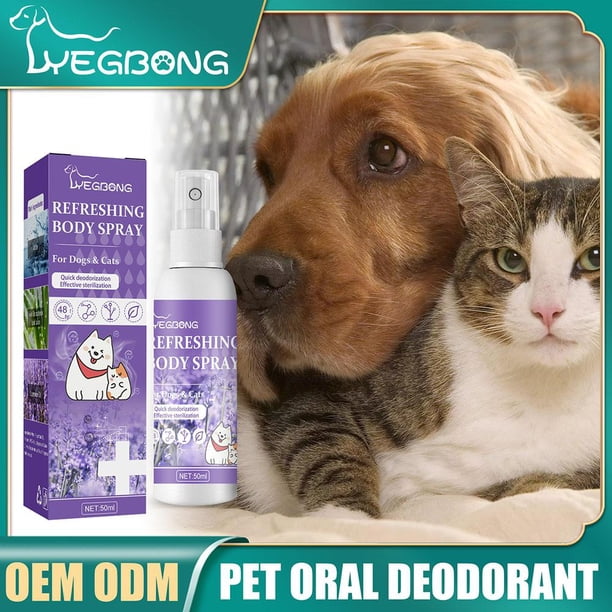 Espray Desodorante Para Perros Ehuebsd Con Aceite De Lavanda Para Gatos
