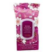 Pacifica ROSE WATER Makeup Removing Wipes, Rose and Coconut Water Facial Towelettes for All Skin Types  30 pre-moistened towelettes