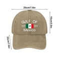 thumbnail image 3 of TIMIFIS Cotton Cap, Washed Baseball of Mexico Printed Baseball Tongue Adjustable Baseball Washable Home Decor, 3 of 6