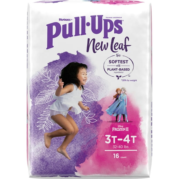 Pull-Ups New Leaf girls Disney Frozen Potty Training Pants Training  Underwear, 3T-4T, 16 ct