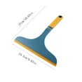 thumbnail image 3 of Qnjujn Glass Wiper with Curved Handle, Flexible Soft TPR Blade Bathroom Mirror Cleaner, Household Window Scraper, Ergonomic Non Slip Handle Wiper for Shower Doors Tiles Counters, 3 of 4