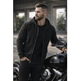 thumbnail image 6 of Men’s Armored Motorcycle Hoodie – CE Level 2 Armor, AA Rated, Aramid Lined Riding Hoodie (Riparo), 6 of 15
