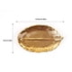 thumbnail image 4 of Billuyoard Bandeja de almacenamiento hecha de cerámica dorada, de borde para llaves, bandeja de de baratija de caramelo, anillo de de cerámica Almacenamiento y organización del hogar, 4 of 6