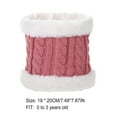 thumbnail image 3 of Bufanda y gorro de invierno Sonducket para bebé rosa con Elasticidad, 3 of 6