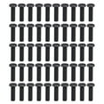 thumbnail image 2 of 50 Pcs Vis de Tête de Poêle en Acier Inoxydable Machine à Vis Entièrement Filetée Zinc Noir DIN7985, 2 of 8