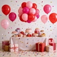 thumbnail image 3 of Red Pink Balloons, 60 Pcs 12 Inch Hot Pink Rose Red Balloons for Wedding Valentine Baby Shower Birthday Party Decorations, 3 of 5