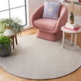 thumbnail image 2 of SAFAVIEH Vermont Zavia Chevron Area Rug, Grey/Ivory, 6' x 6' Round, 2 of 8