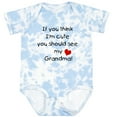 thumbnail image 3 of Inktastic If You Think I'm Cute You Should See My Grandma Boys or Girls Baby Bodysuit, 3 of 5